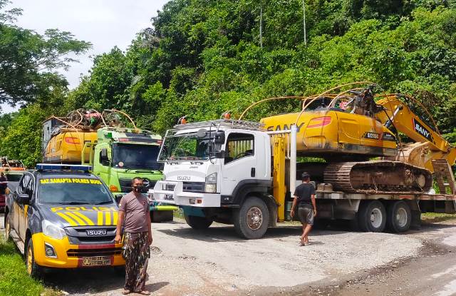 Penertiban PETI Sungai Tabong