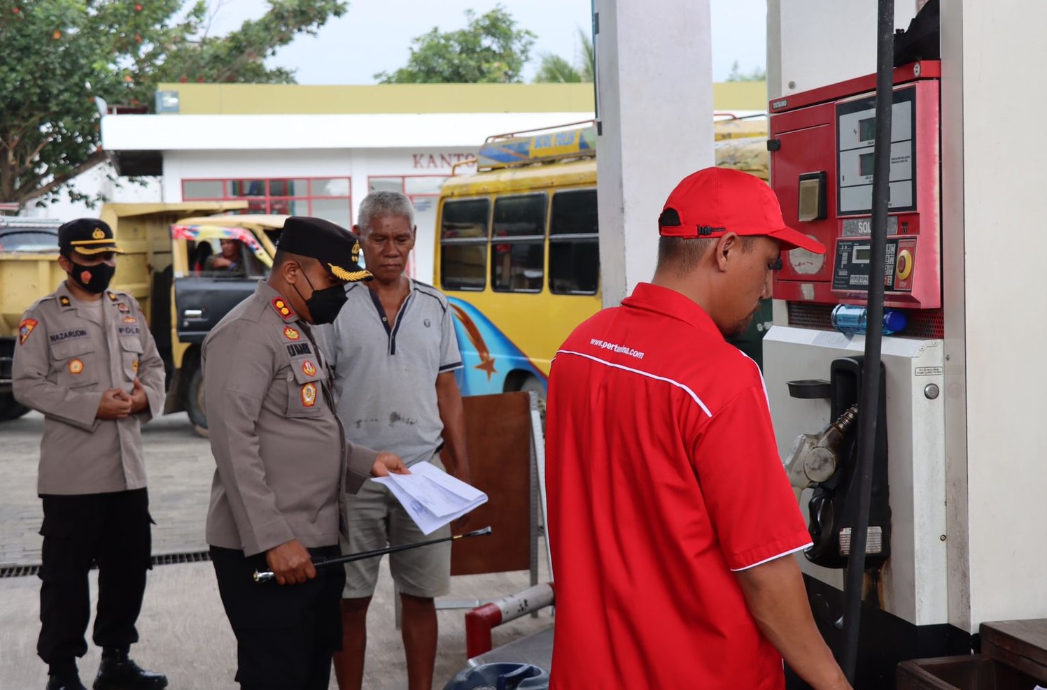 Kapolres Tertibkan BBM Polres Tolitoli