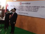 Fery Resmi Jabat Komisioner Bawaslu Kota