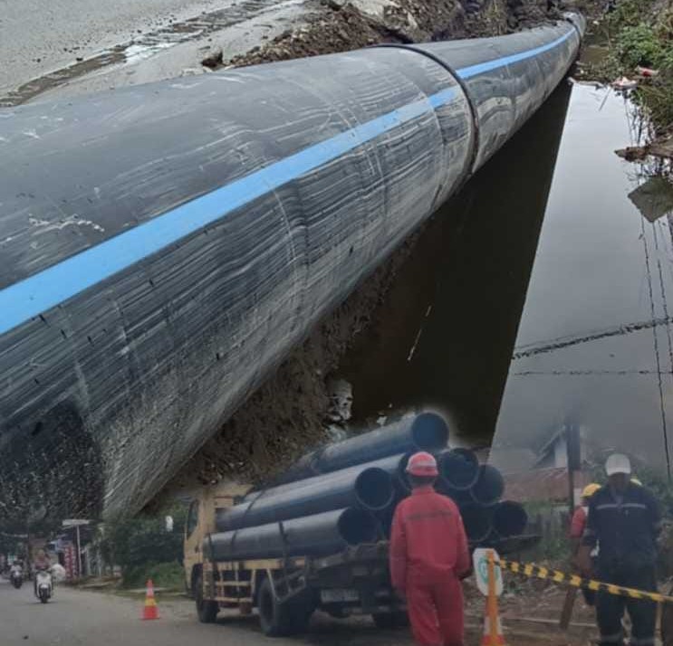 Proyek Pipa Biromaru Pipa SPAM Ruas