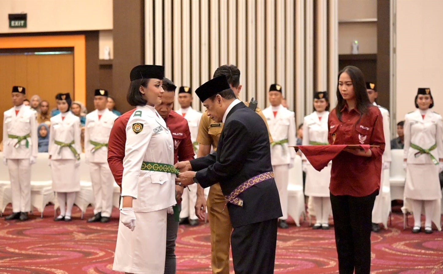 Pengukuhan Paskibraka Paskibraka Sulteng