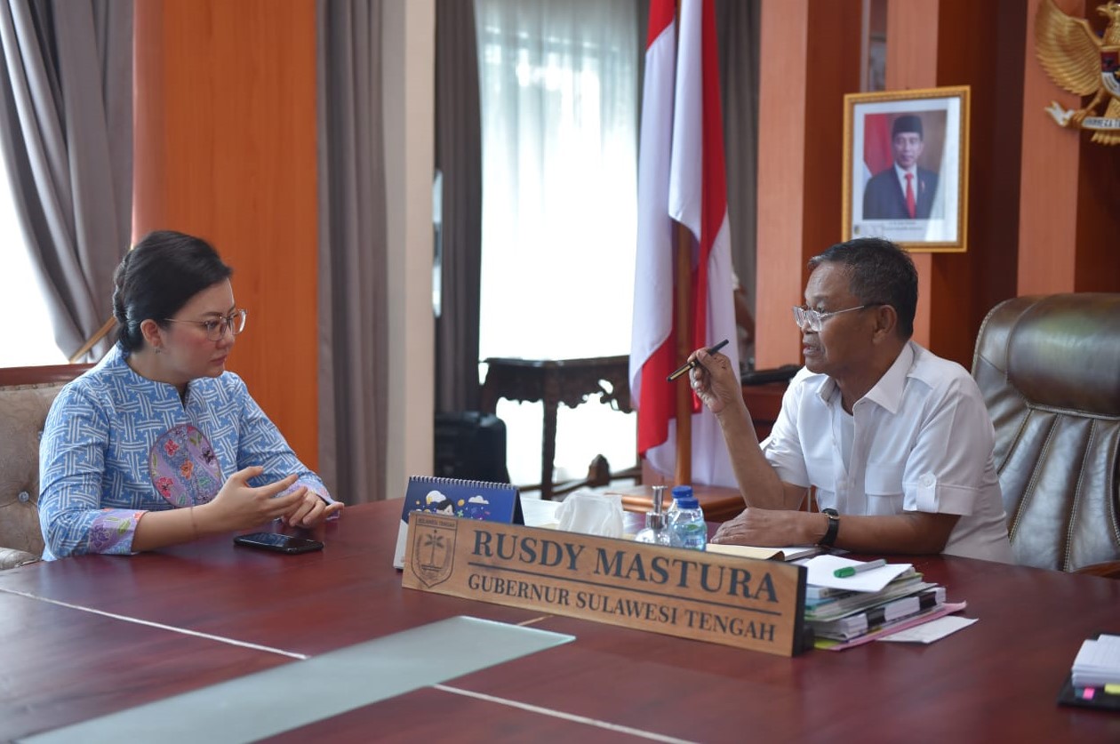 Gubernur Terima Bupati Poso Bupati Poso