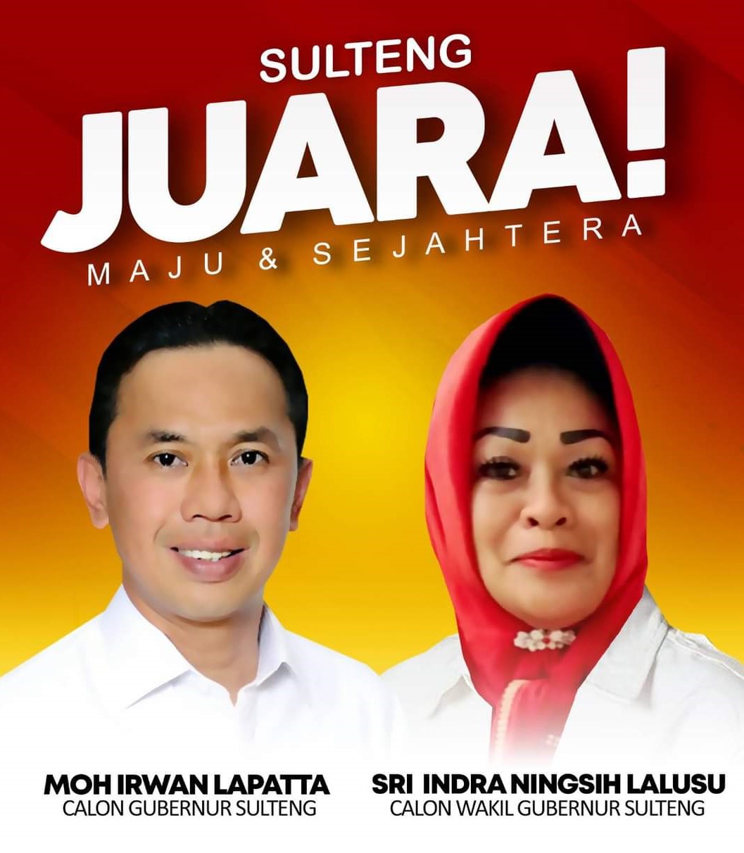 Flayer Moh. Irwan Lapata - Sri Indra Ningsih Lalusu. FOTO : IST